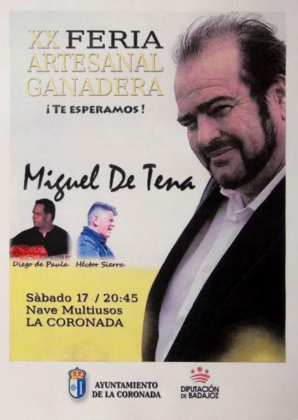 Imagen: La Diputación de Badajoz participará en la XX Feria Artesanal Ganadera de La Coronada