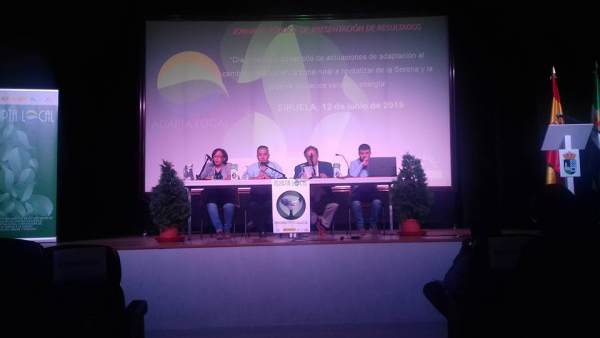 Imagen: Se está celebrando la Jornada de Fin de #ProyectoADAPTALOCAL - Medidas y políticas de adaptación fre...