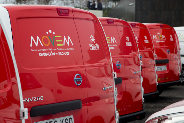 Imagen: El Plan MOVEM de Diputación de Badajoz aumenta un 422% el número de matriculaciones de vehículos elé...