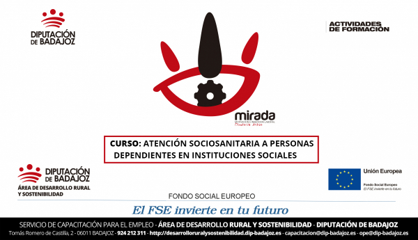 Imagen: El Proyecto MIRADA lanza nueva edición de la acción formativa de “Atención Sociosanitaria a Personas...