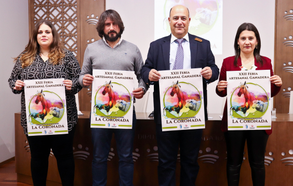 Imagen: La Diputación de Badajoz participará en la XXII Feria Artesanal Ganadera de La Coronada