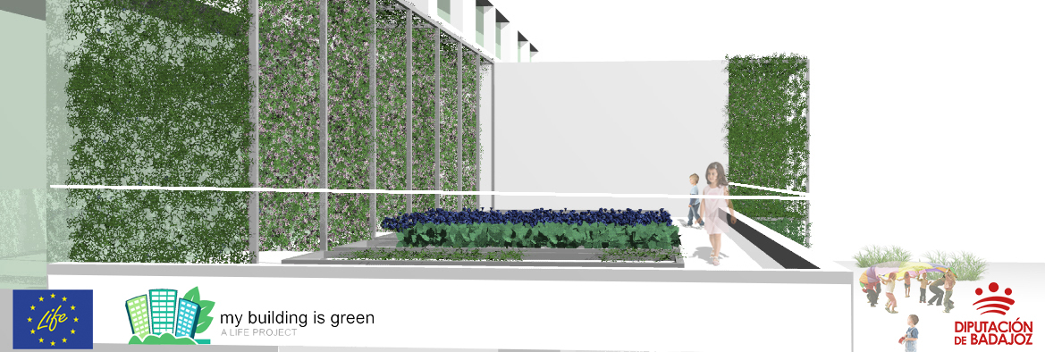 Salen a licitación las obras de implantación de Soluciones Basadas en la Naturaleza (NBS) en el CEIP Gabriela Mistral de Solana de los Barros