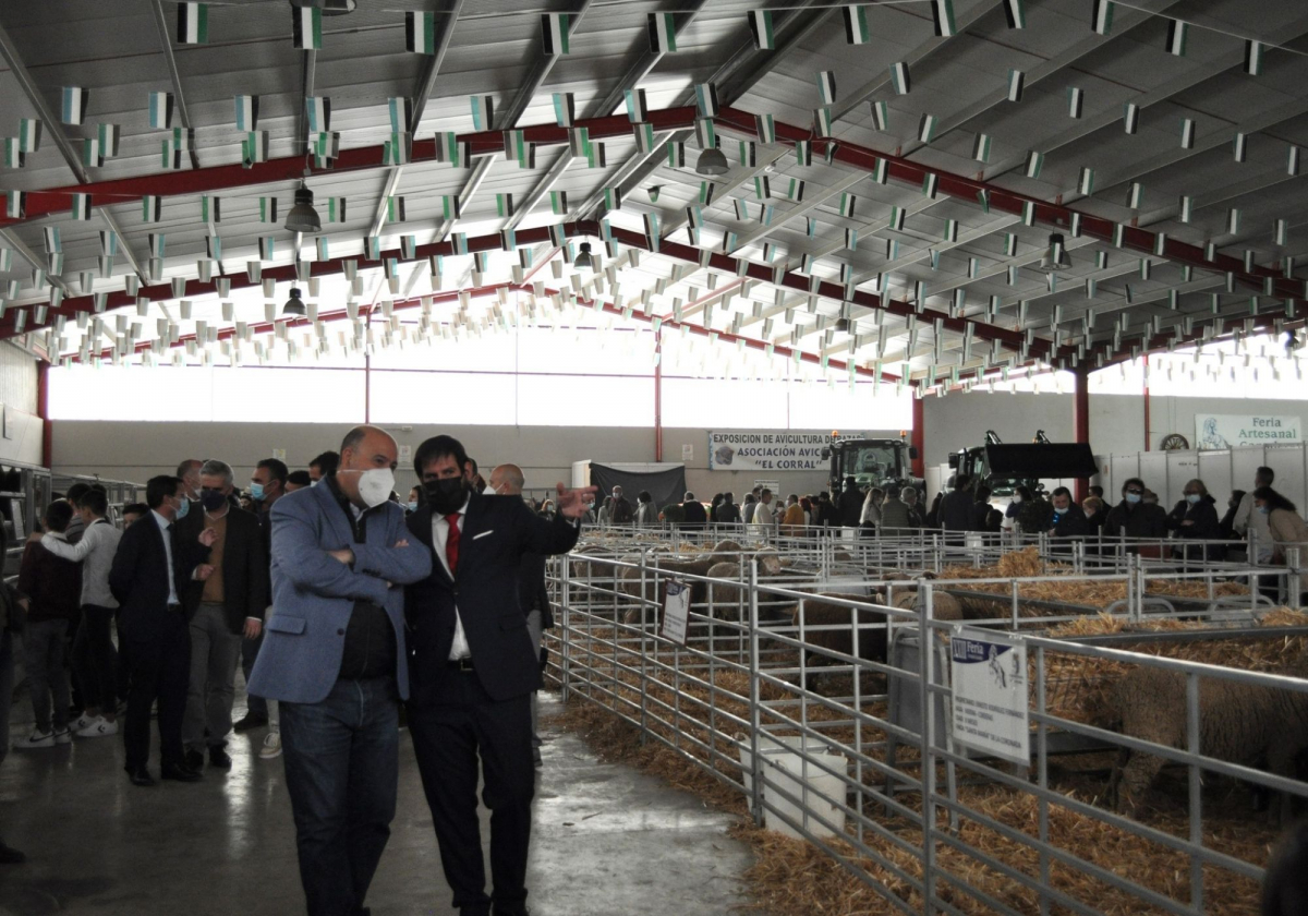 La Diputación de Badajoz participa en la subasta de la XXIII Feria-Artesanal Ganadera de La Coronada