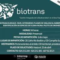 Imagen: Abierto el plazo de solicitudes para la acción formativa en ‘’Planes de Vigilancia ambiental: Identi...