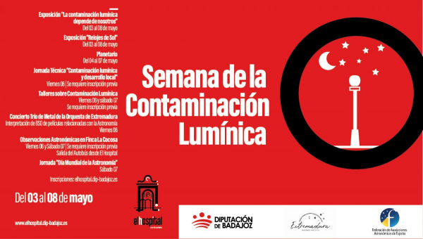 Imagen: La Diputación de Badajoz organiza la "Semana de la Contaminación Lumínica" en El Hospital...