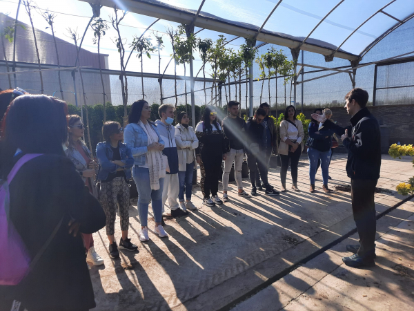 Imagen: El Vivero Provincial de la Diputación de Badajoz recibe la visita de la Escuela Profesional Dual ‘’Z...