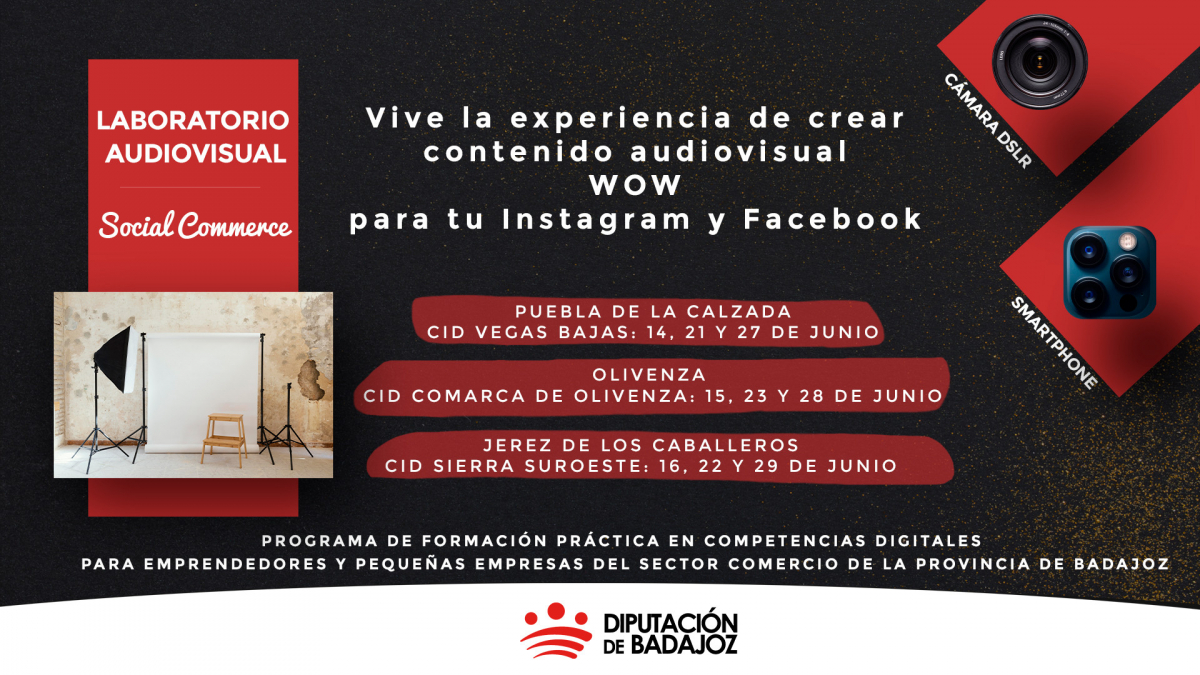 La Diputación de Badajoz comienza una acción formativa para la mejora en competencias digitales de emprendedores y pequeñas empresas del sector comercio