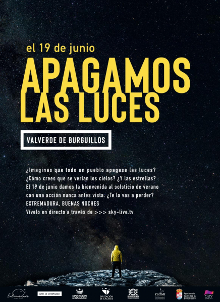 Imagen: Valverde de Burguillos “se apagará” para disfrutar del solsticio de verano sin contaminación lumínic...