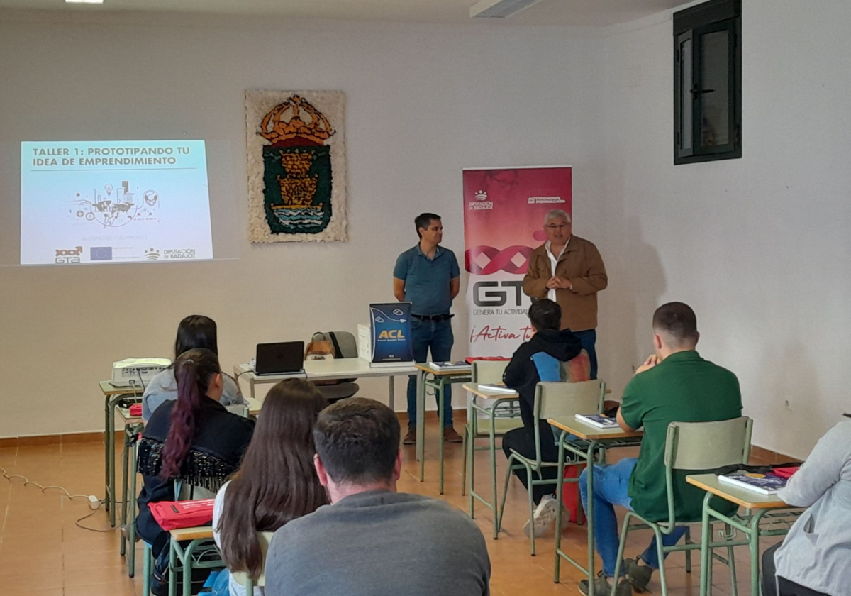 Inauguración del curso de “Actividades auxiliares de almacén” en Alconchel