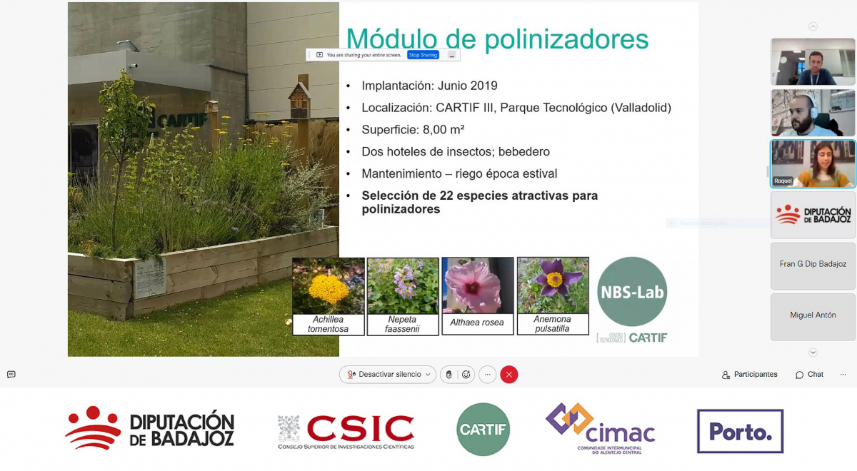 La Diputación de Badajoz muestra cómo implementar Soluciones Basadas en la Naturaleza