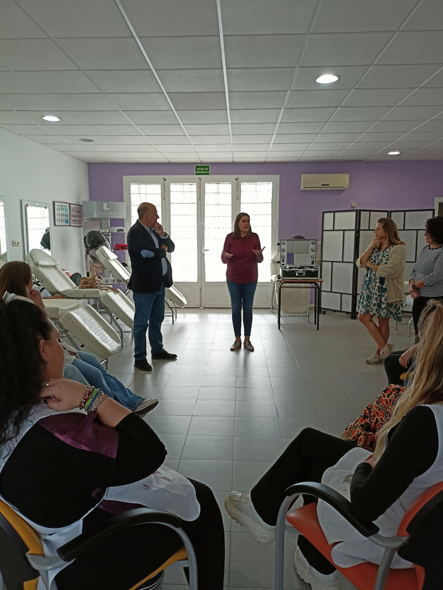 Clausura de la acción formativa de “Servicios Auxiliares de Estética’’ en Usagre