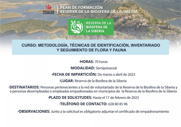 Imagen: Nueva acción formativa en ’’Metodología, técnicas de identificación, inventariado y seguimiento de f...