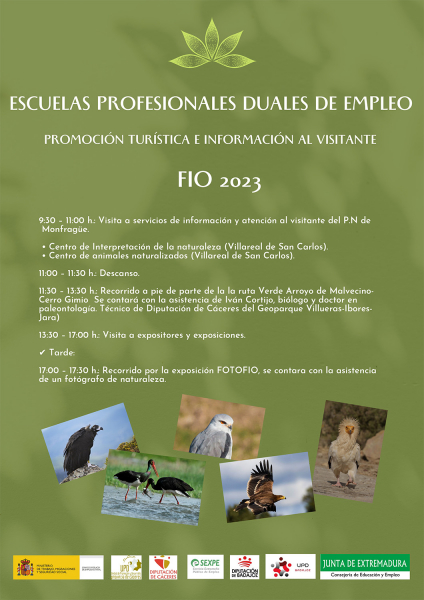 Imagen: Acercan la naturaleza y la ornitología a los alumnos de las  Escuelas Profesionales Duales de Empleo...