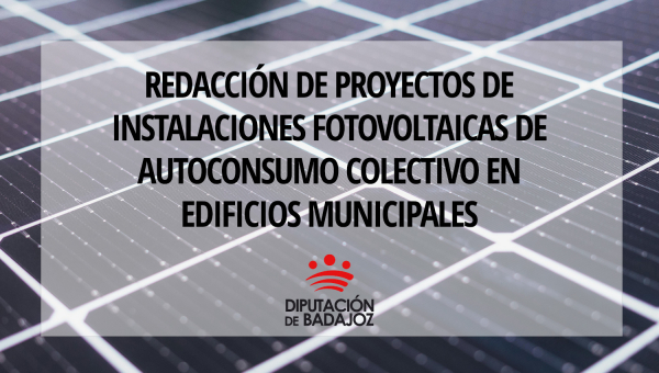 Imagen: Publicada la resolución de ayudas de la Diputación de Badajoz para impulsar el autoconsumo colectivo...
