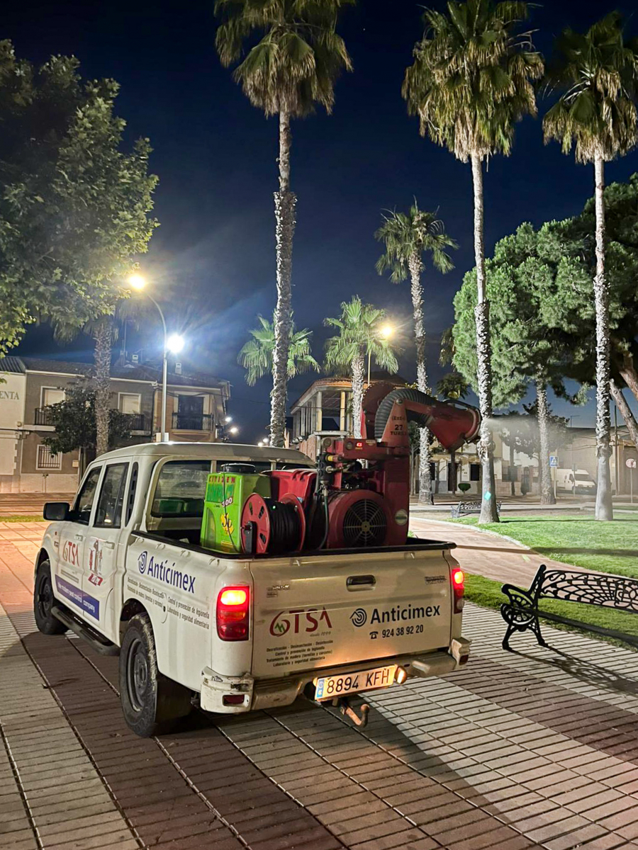 La Diputación de Badajoz inicia los primeros tratamientos del Plan de Acción frente a Mosquitos en las Vegas Altas