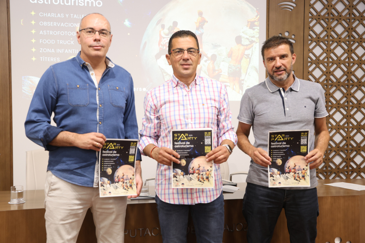 La Diputación de Badajoz celebra su primera Star Party en La Cocosa para acercar el cielo nocturno al público los días 25 y 26 de julio