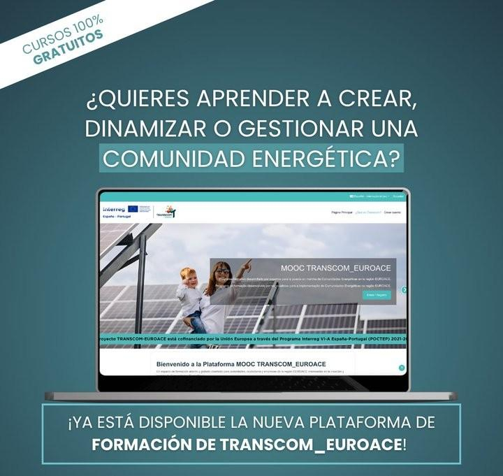 El proyecto europeo TRANSCOM_EUROACE lanza una plataforma de formación sobre comunidades energéticas