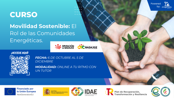 Imagen: La OTC Provincial de Badajoz acerca la movilidad sostenible a la ciudadanía con un curso online grat...