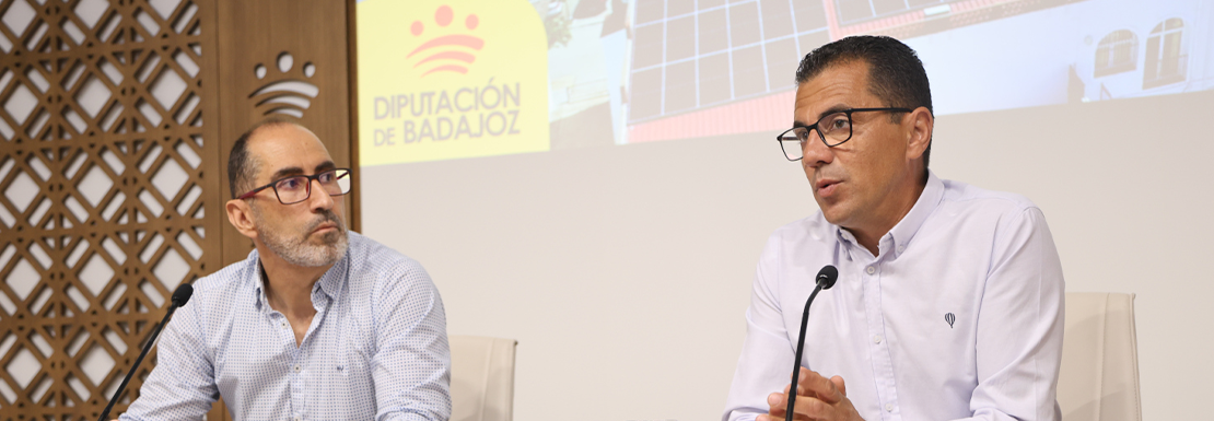 La Diputación de Badajoz destina más de 20,6 millones de euros al Plan Provincial de Autoconsumos Colectivos en Edificios Municipales